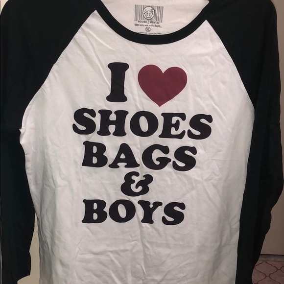 ALLOY Tops - I love Shoes, Bags, & Boys Shirt  New